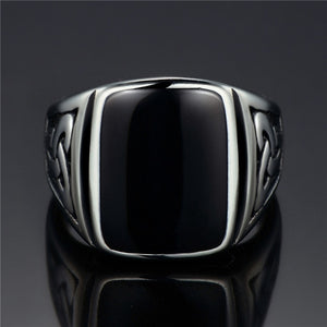 Thyone Titanium Signet Ring