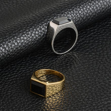 Load image into Gallery viewer, Arche Stainless Steel Stone Ring
