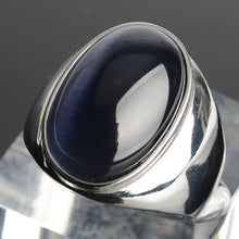 Load image into Gallery viewer, Dia Cat&#39;s Eye Opal Stone Ring
