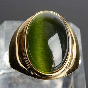 Dia Cat's Eye Opal Stone Ring