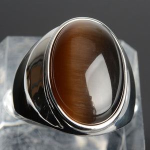 Dia Cat's Eye Opal Stone Ring