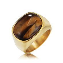 Load image into Gallery viewer, Carpo Tiger Eye Stone Ring
